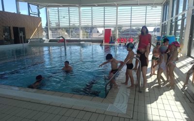 Les CP, CE1 et CE2 à la piscine